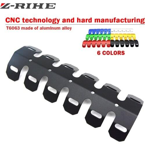 For Honda Yamaha Kawasaki BMW Ducati 144 Universal Motorcycle Exhaust Muffler Pipe Leg Protector Heat Shield Cover