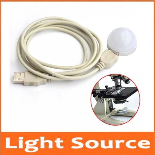 USB interface LED electric microscope bulb high brightness lamp beads light source for Biological Microscope Pocket Night light