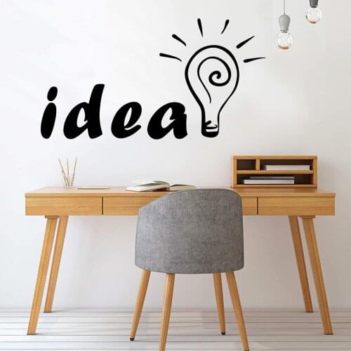 Cartoon idea Decal Pvc Vinyl Mural Poster For Home Decor Living Room Wall Art Stickers Bedroom Vinyl Art Decal adesivi murali