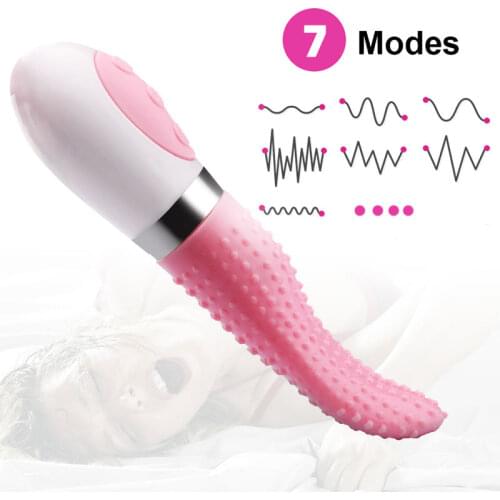 Magic Tongue Vibrator Sex Toys For Woman Clit G-Spot Stimulate Vibrating Magic Wand Nipple Stimulator Juguetes Sexuales Sex Shop