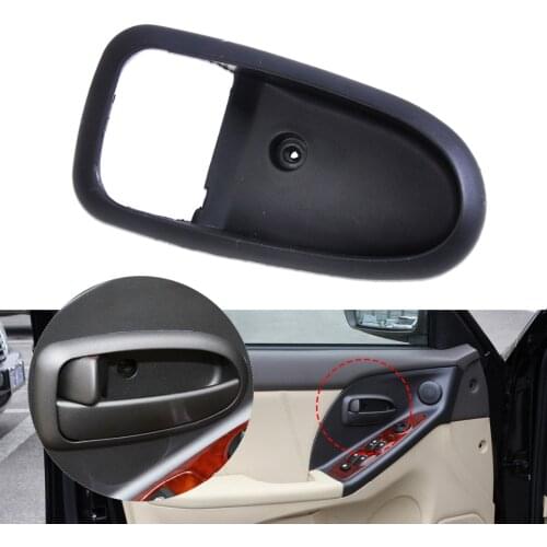 Beler Left Interior Inside Door Handle Cover Trim Bezel Housing for Hyundai Elantra 2001 2002 2003 2004 2005 2006