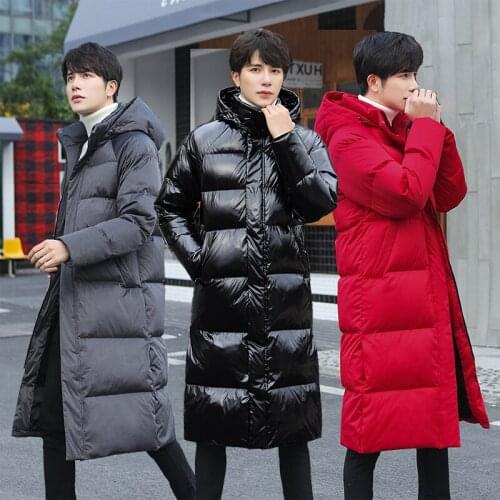 Tcyeek Womens Down Jacket Hooded Thick Winter Coat Men Clothes 2020 Korean Warm Long Goose Down Jackets Fashion Outwear LW2225