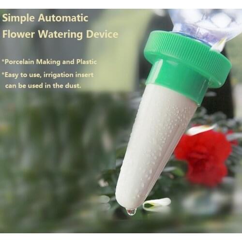 2pcs/set Ceramics Irrigator for bottles Drip Ceramics Watering Kits Garden Automatic Drip Irrigation Self Watering Cone