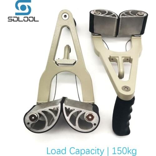 2pcs Portable Single Hand Stone Clamps for Stone Slab Glass Granite Marble (Pair)