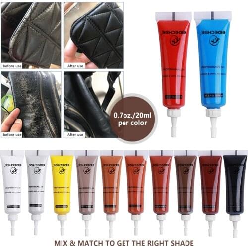 20ml Leather Repair Gel Car Seat Home Leather Complementary Repair Color Repair Refurbishing Cream Paste Leather Cleaner