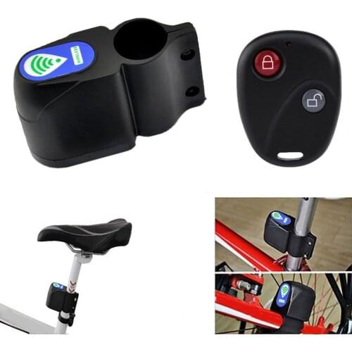40%HOT Mountain Bike Bicycle Anti-Thef Security Alarm Lock Sound Alert with Remote Control