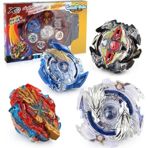 8pcs Gyro Infinity Stunt Set Childen Toys Arena Double Launcher Battle Split Arena Launcher Spinning Top Kids Beyblade Game Toy