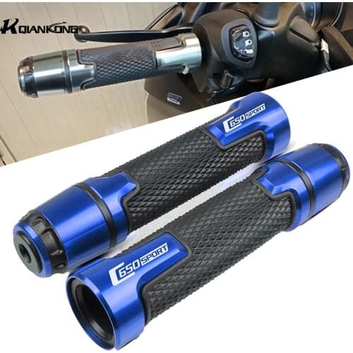 For BMW scooter C650 SPORT 2015 2016 2017 2018 2019 Motorcycl Sescooter CNC Aluminum Anti-Slip Handle Bar Handlebar Hand Grips