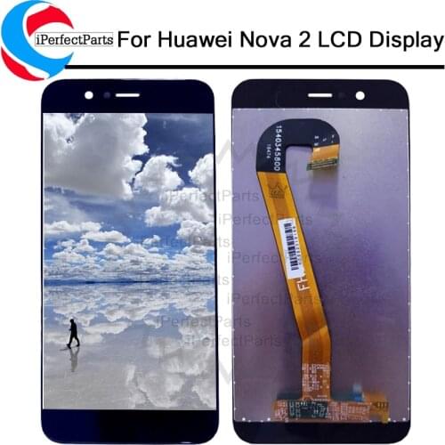 For Huawei Nova 2 PIC-L09 PIC-L29 LCD Display+Touch Screen New Digitizer Screen Glass Panel For Huawei Nova2 PIC-AL00 PIC-TL00