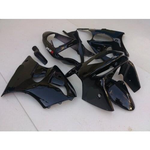 Hi-Quality Motorcycle Fairing kit for KAWASAKI Ninja ZX6R 636 98 99 ZX 6R 1998 1999 ABS Gloss black Fairings set+Gifts KO07