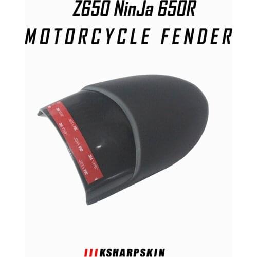 Motorcycle parts front and rear wheel fender splash cover cover fender extender extender For KAWASAKI Z650 Ninja650R 2017-2020