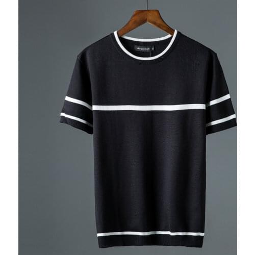 Lihahafang Mens Striped T-shirts