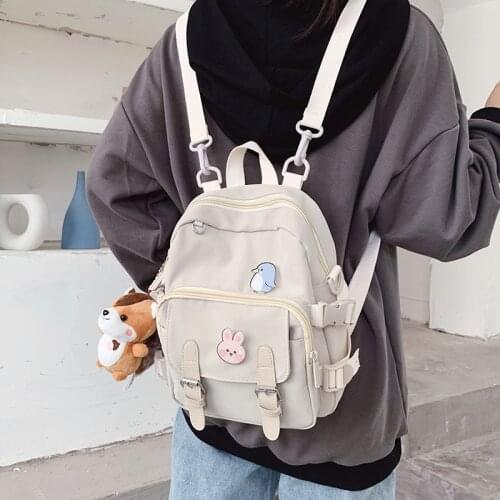 Small Bagpack Ladies Travle School Backpacks Fashion Mini Backpack Women Kawaii Shoulder Bag for Teenage Girls Multi-Function