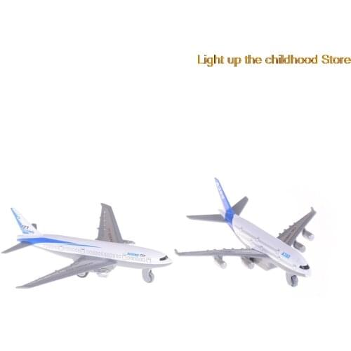 Aircraft model Alloy materials Airbus A380 Boeing kids toys
