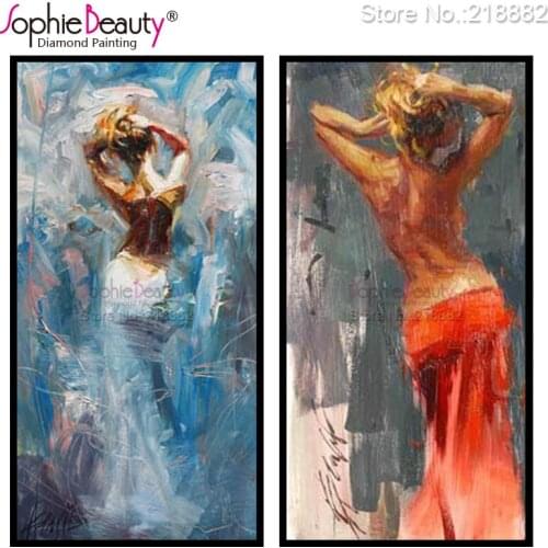 Sophie Beauty new diy diamond painting cross stitch resin crystal embroidery mosaic kits beautiful lady needlework craft art set