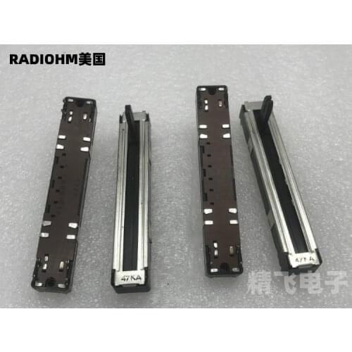 Original new 100% audio straight sliding potentiometer 78MM 47KA shaft length 15MM (SWITCH)