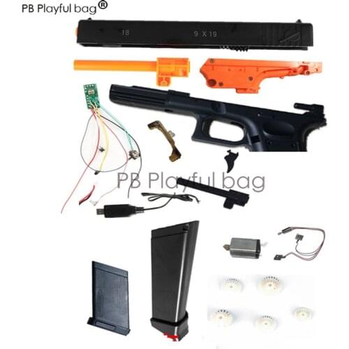 PB Playful bag diy Toy SKD G18 Black Fittings G18 Wave Box Air Charger Main Body Water Bullet Gun Fittings OD18