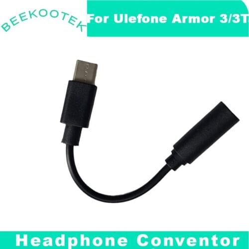 Ulefone Armor 3 Type-C to 3.5mm AUX Headphones Adapter for Ulefone Armor 3W,3T, 3WT Type C To 3.5 Jack Earphone Audio cable