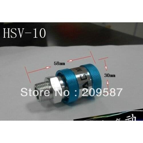 2pcs 3/8" BSPT Thread Pneumatic Flow Control Manual Slide Valve HSV-10