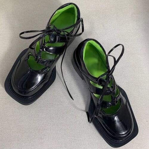 Qmiiyall Leather Pumps