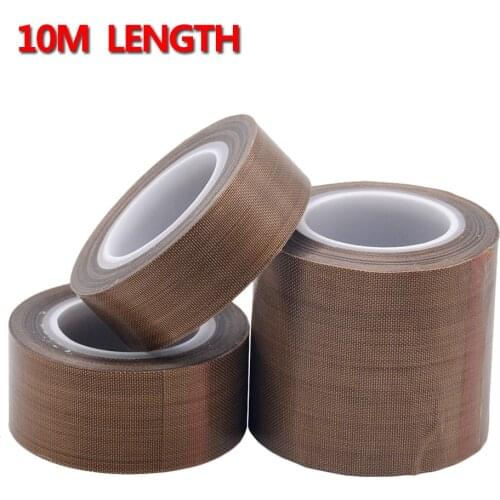 1PC Resistant High Temperature Adhesive Cloth Insulation 300 Degree Vacuum Sealing Machine Tape 10 meter*0.13mm