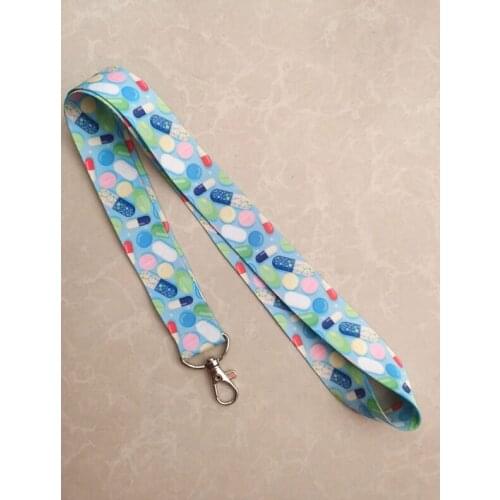 Hot sale Medicine Key Chains Neck Strap Keys Camera ID Card Lanyard T-2