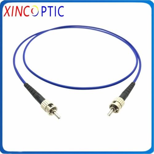 1/2/3M Optimized Quartz Fiber Metal Ferrule 200-1100nm,0.22NA,UV-VIS ST/PC-ST/SMA 400/440um 3.0mm 3.0mm Armored Optic Patch Cord