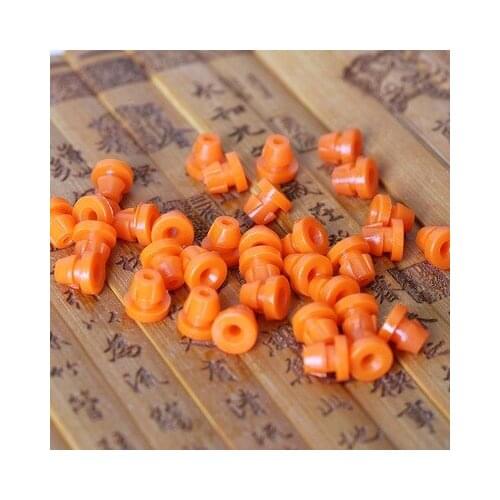 100pcs Silicone Tatoo Needle Pad Triangle Type Mounted For Tattoos Machine Equipment Supplies Professional Tattoo Accessories