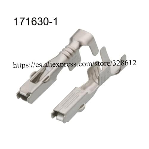100pcs 171662-1 Male female wire connector automotive terminal Plugs socketWire harness Soft Jacket DJ628F-1.8A