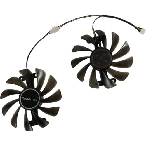 2pcs/set GFM10012H12SPA GAA8S2U 95mm DC 12V Cooling Fan For ZOTAC GTX1070/1080 AMP ED 8GB As Replacement