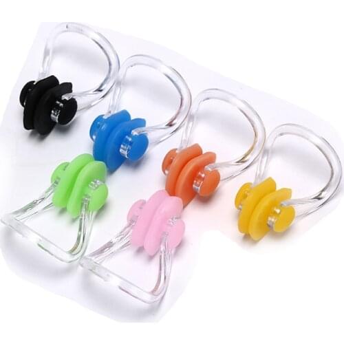 2Pcs Soft Swim Dive Supplie Soft Waterproof Swimming Earplugs Nose Clip Case Protective Prevent Water Protection Ear Plug