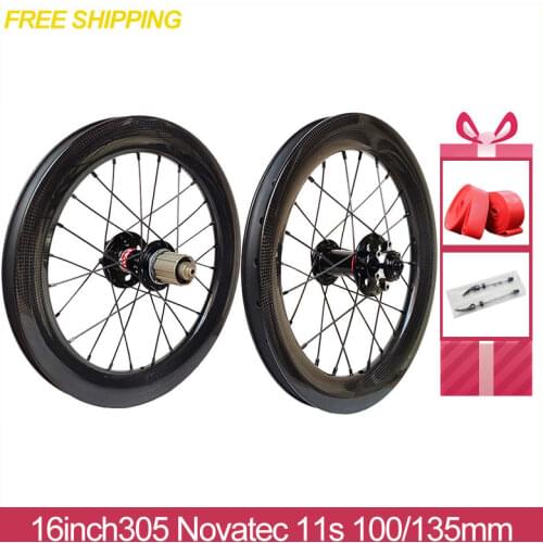 305ND11-WS 16inch 305 Carbon Wheel SEMA Disc Brake Novatec 11Speed 100/135mm Dahon K3 Plus