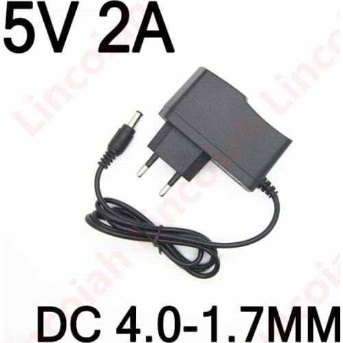 5V 2A 4.0*1.7mm Charger Power Adapter for Android TV Box A95X Mecool Km9 for Sony PSP 1000 2000 3000 for Xiaomi mibox 3S 3c 4 4c