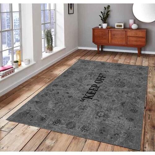 KEEP OFF 7 Classic Patterned Carpet , Fan Carpet Non Slip Floor Carpet,Teens Carpet,Area Rug