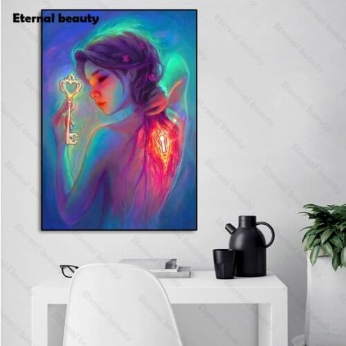 Diamond Painting Girl Portrait Full Square/Round Drill 5D Diamond Embroidery Cross Stitch Kits Mosaic Home Decor Birthday Gift