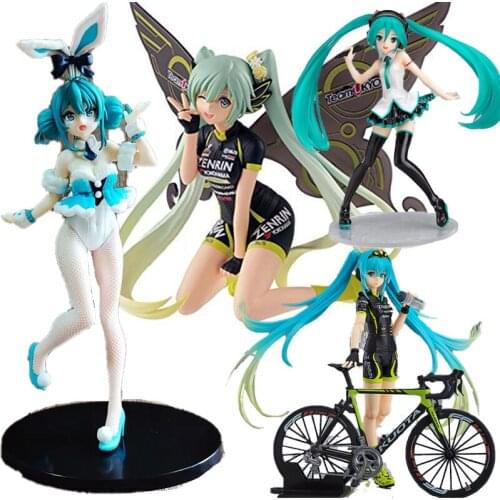 Anime Hatsune Miku Melody Bunny Girl Love War Virtual Singer Figure Model Doll Decoration Collection Toy Birthday Christmas Gift
