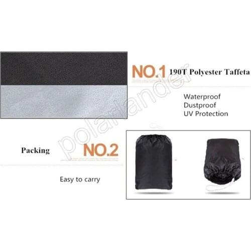Motorcycle cover Big Size Outdoor UV Protector Best Selling 265*105*125cm waterproof cover