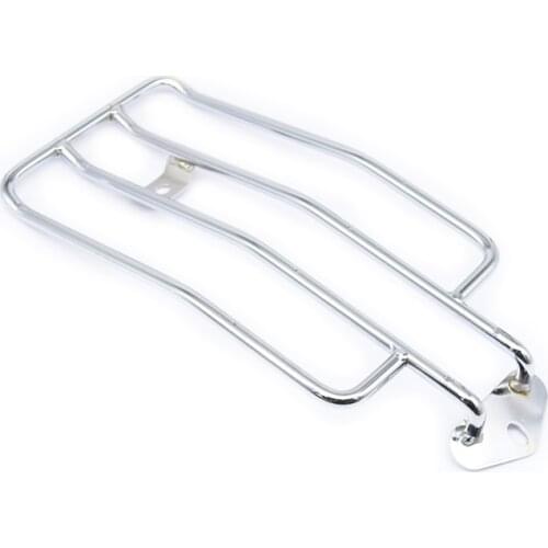Motorcycle Chrome Solo Luggage Fender Rack For Harley Sportster XL 883 1985-2003 Triumph America 85-11