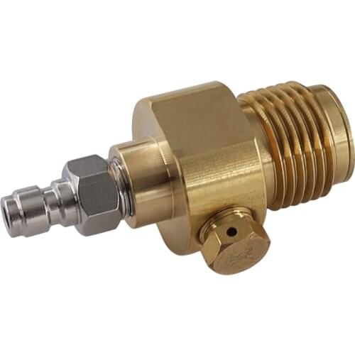 Brass Soda Adapter for Soda Stream Club to External Tank Direct Adapter Used in Australia and New Zealand