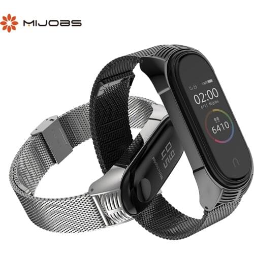 Bracelet for xiaomi mi band 5 wrist strap metal stainless steel for mi band 4 strap for miband 3 Pulsera mi band 5 strap correa