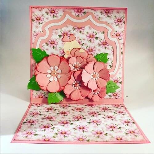 New Dies 3D leaf flower Cutting Dies Stencils Scrapbooking Embossing DIY Crafts Paper Cards Album Decor Metal Dies Cut