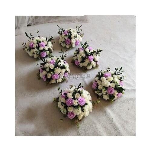 New wedding props, wedding arrangement, T stage, street flower, wedding, street flower ball, photography, Rome flower