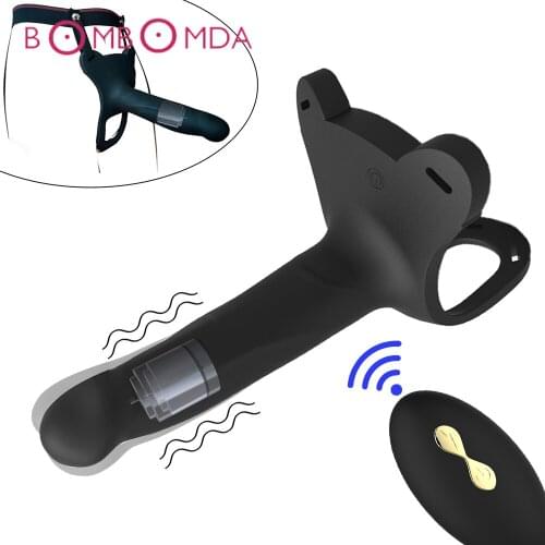 Penis Vibrator Erotic Adult Sex Toys for Couples Vibrating Ring Penis Erection Clitoris Stimulator Butt plug Sex Toys For Men