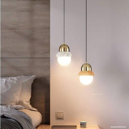 Nordic Resin Glass Pendant Lights Bar Table Dining Room Lamp Bedroom Decoration Hanging Lamp Living Room Kitchen Home Lighting