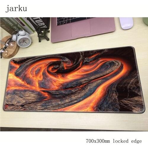 Volcanoes pad mouse Popular computer gamer mouse pad 700x300X2MM padmouse best seller mousepad gadget anime desk mats