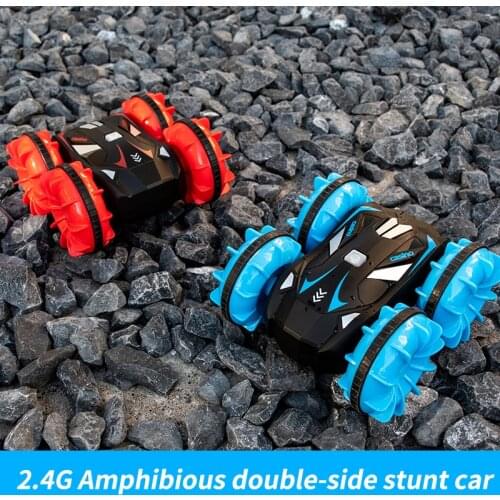 RC Car Toys Amphibious High Speed Remote Control Car for Kids 2.4 GHz RC Stunt Car for Boys Girls 4WD Off Road Car Xmas Gift