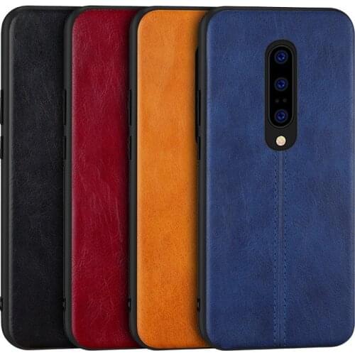 Luxury PU Leather Case For OnePlus Nord 8 Pro 7 7T Pro 6 6T Coque Business Silicone Cover Phone Case For OnePlus Nord 7 Pro 5 5T