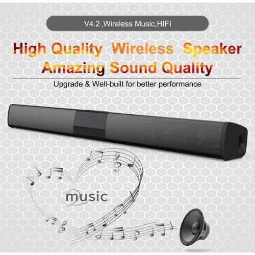 BS-28B Home Theater System Soundbar Bluetooth-Compatible Speaker Subwoofer for PC Phone Theater Subwoofer Radio Speaker