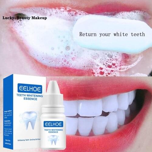Lucky-Beauty Teeth Whitening Serum Powder Clean Oral Hygiene Whiten Teeth Remove Plaque Stains Fresh Breath Oral Hygiene Tools
