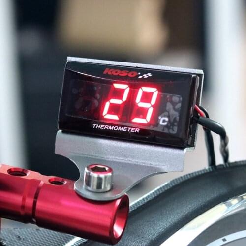Motorcycle Instruments Thermometer For KOSO Yamaha KTM Xmax 300 BMW Water Temp Temperature Digital Scooter Slimline Gauge Meter